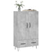Dulap înalt, gri beton, 69,5x31x115 cm, lemn compozit - WALTI WALTI