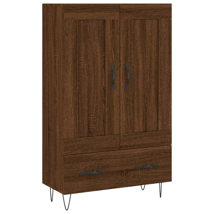 Dulap înalt, stejar maro, 69,5x31x115 cm, lemn prelucrat WALTI