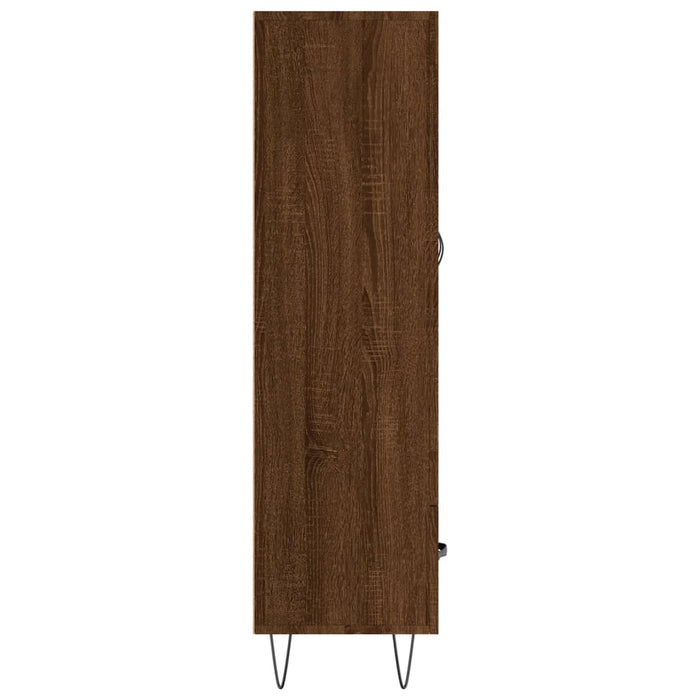 Dulap înalt, stejar maro, 69,5x31x115 cm, lemn prelucrat WALTI