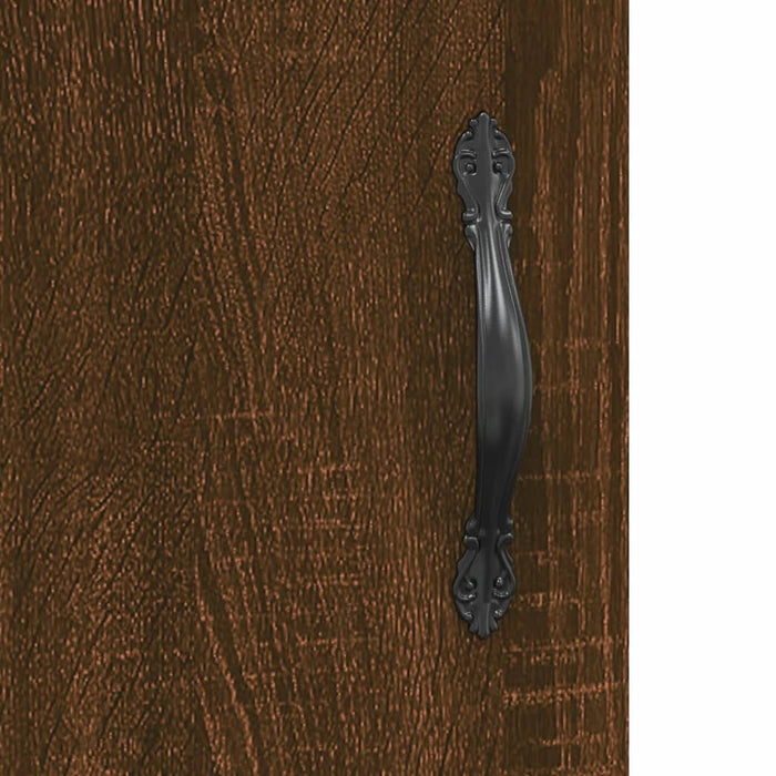 Dulap înalt, stejar maro, 69,5x31x115 cm, lemn prelucrat WALTI