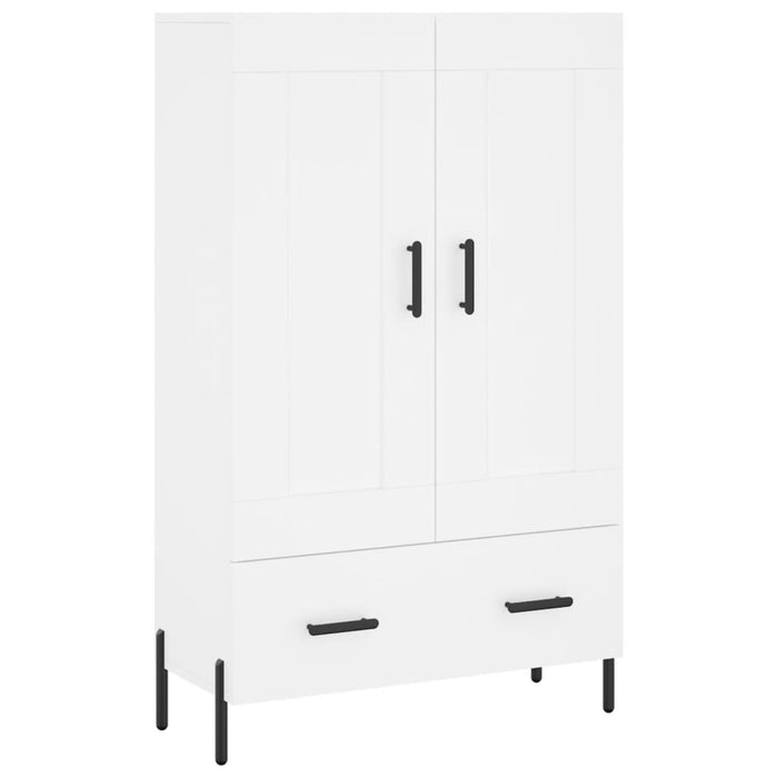 Dulap înalt, alb, 69,5x31x115 cm, lemn prelucrat - WALTI WALTI