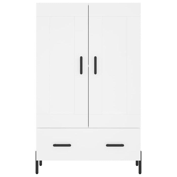 Dulap înalt, alb, 69,5x31x115 cm, lemn prelucrat - WALTI WALTI