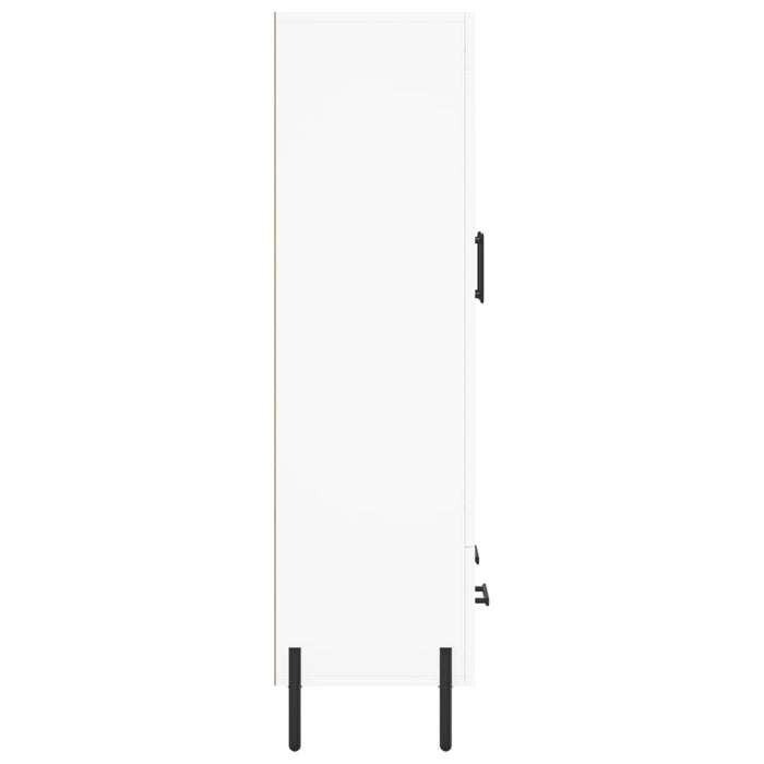 Dulap înalt, alb, 69,5x31x115 cm, lemn prelucrat - WALTI WALTI
