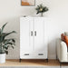 Dulap înalt, alb, 69,5x31x115 cm, lemn prelucrat - WALTI WALTI