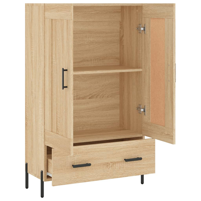 Dulap înalt, stejar Sonoma, 69,5x31x115 cm, lemn prelucrat - WALTI WALTI