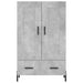 Dulap înalt, gri beton, 69,5x31x115 cm, lemn compozit - WALTI WALTI