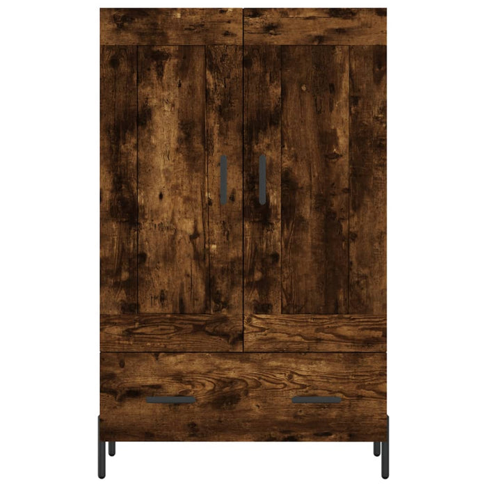 Dulap înalt, stejar afumat, 69,5x31x115 cm, lemn prelucrat - WALTI WALTI