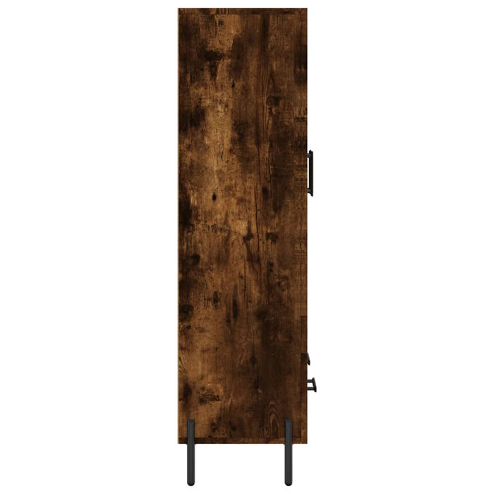 Dulap înalt, stejar afumat, 69,5x31x115 cm, lemn prelucrat - WALTI WALTI