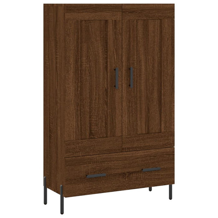Dulap înalt, stejar maro, 69,5x31x115 cm, lemn prelucrat WALTI