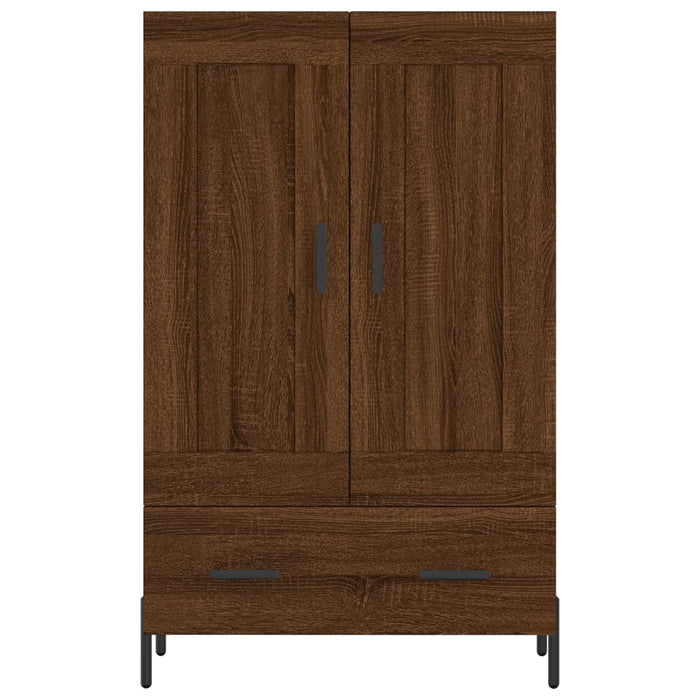 Dulap înalt, stejar maro, 69,5x31x115 cm, lemn prelucrat WALTI