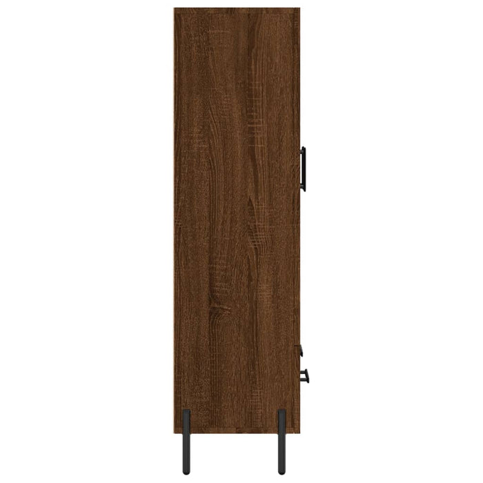 Dulap înalt, stejar maro, 69,5x31x115 cm, lemn prelucrat WALTI