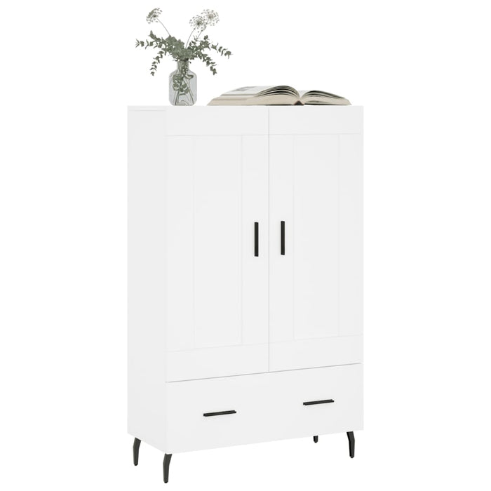 Dulap înalt, alb, 69,5x31x115 cm, lemn prelucrat WALTI