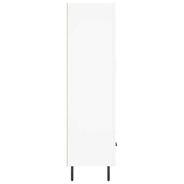 Dulap înalt, alb, 69,5x31x115 cm, lemn prelucrat WALTI