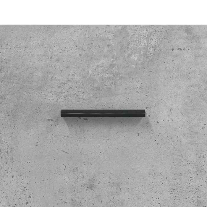 Dulap înalt, gri beton, 69,5x31x115 cm, lemn compozit - WALTI WALTI