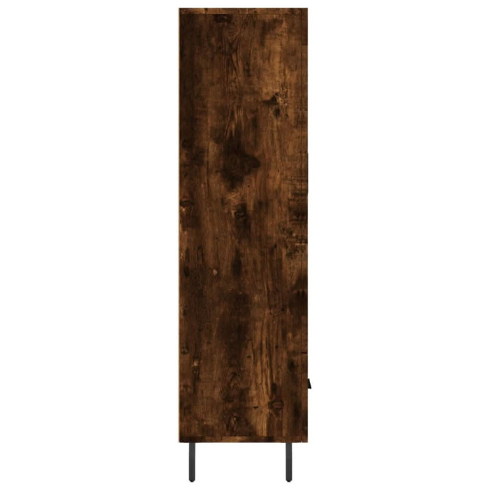 Dulap înalt, stejar afumat, 69,5x31x115 cm, lemn prelucrat - WALTI WALTI