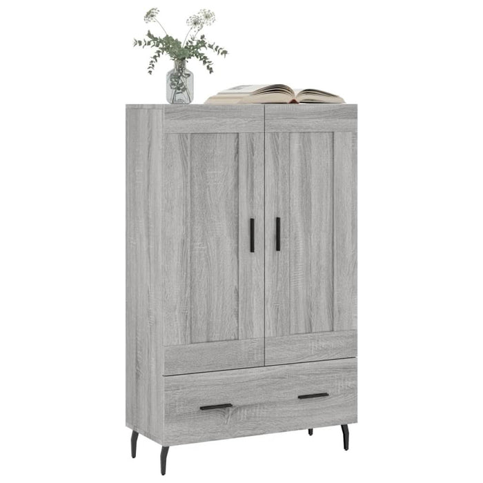 Dulap gri Sonoma 69,5x31x115 cm, lemn prelucrat - WALTI WALTI