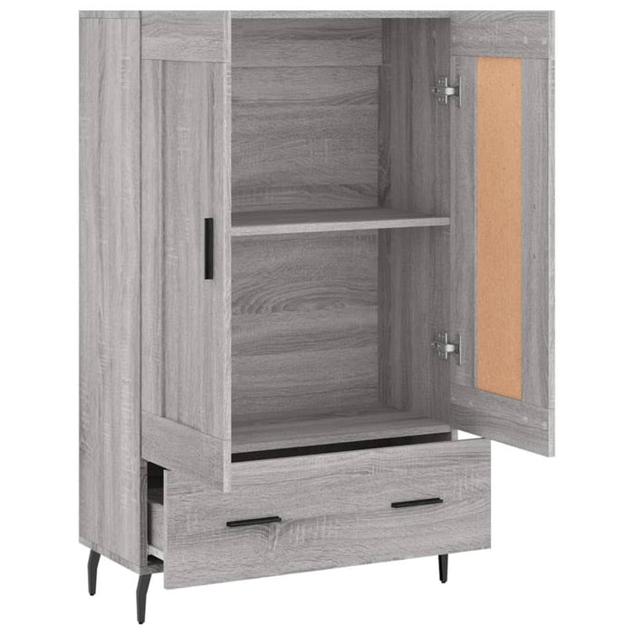Dulap gri Sonoma 69,5x31x115 cm, lemn prelucrat - WALTI WALTI