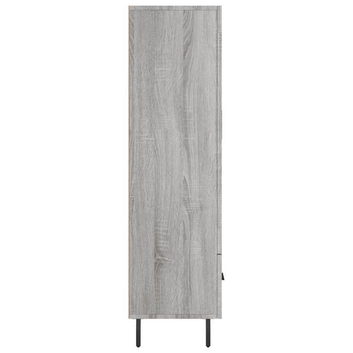 Dulap gri Sonoma 69,5x31x115 cm, lemn prelucrat - WALTI WALTI