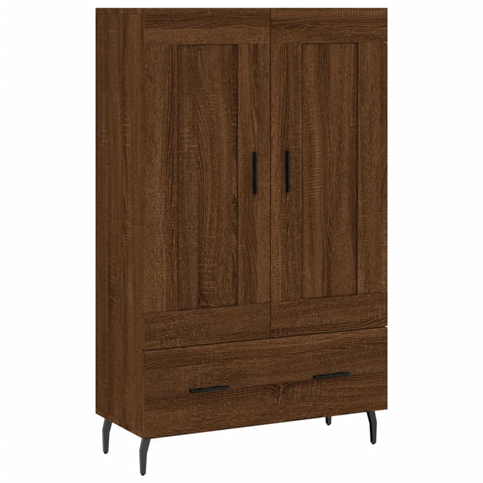 Dulap înalt, stejar maro, 69,5x31x115 cm, lemn prelucrat WALTI