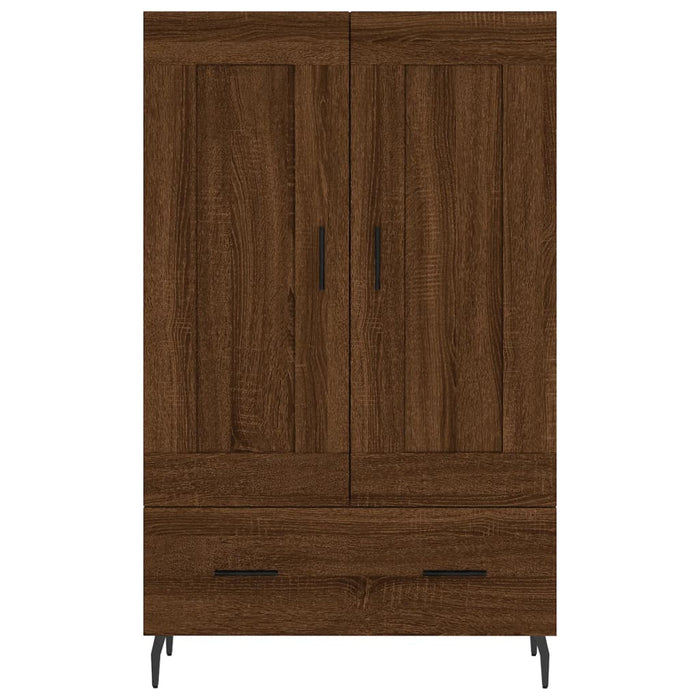 Dulap înalt, stejar maro, 69,5x31x115 cm, lemn prelucrat WALTI