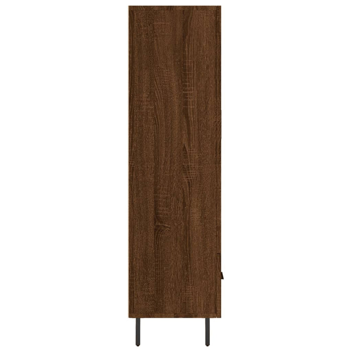 Dulap înalt, stejar maro, 69,5x31x115 cm, lemn prelucrat WALTI