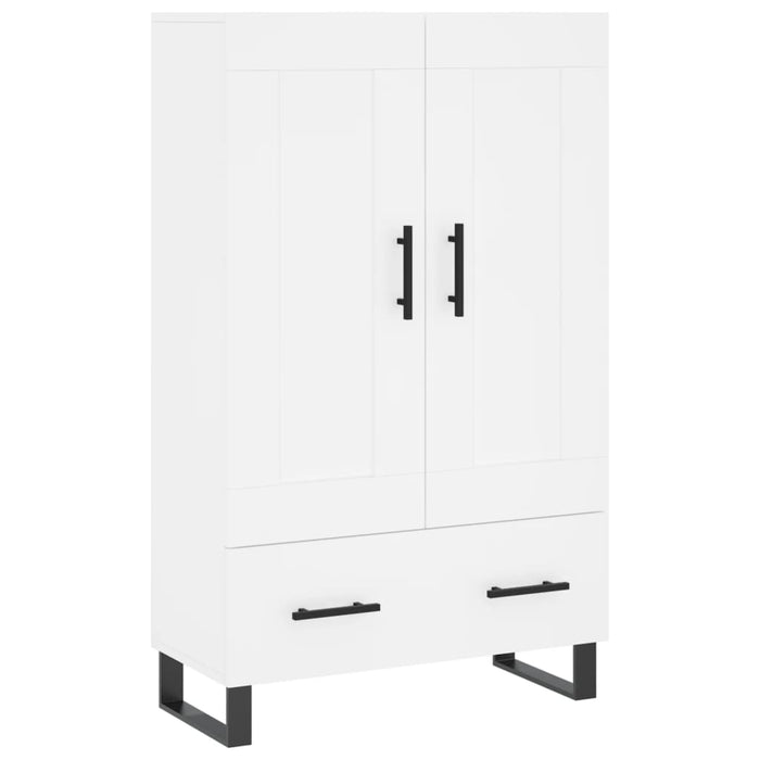 Dulap înalt, alb, 69,5x31x115 cm, lemn prelucrat - WALTI WALTI