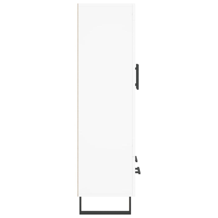 Dulap înalt, alb, 69,5x31x115 cm, lemn prelucrat - WALTI WALTI