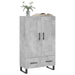 Dulap înalt, gri beton, 69,5x31x115 cm, lemn compozit - WALTI WALTI
