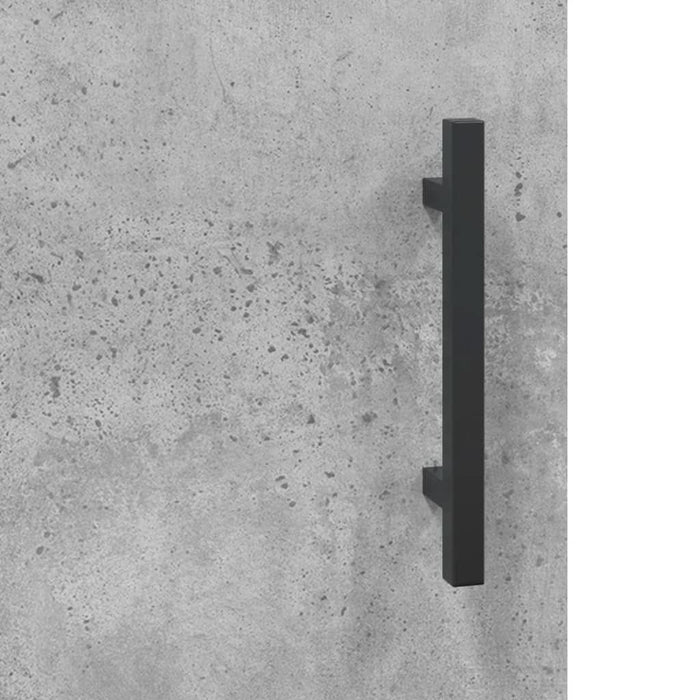 Dulap înalt, gri beton, 69,5x31x115 cm, lemn compozit - WALTI WALTI