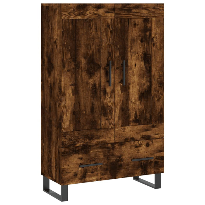 Dulap înalt, stejar afumat, 69,5x31x115 cm, lemn prelucrat WALTI