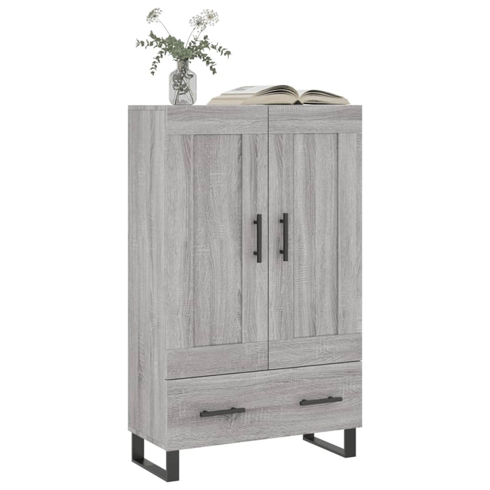 Dulap gri Sonoma 69,5x31x115 cm, lemn prelucrat - WALTI WALTI