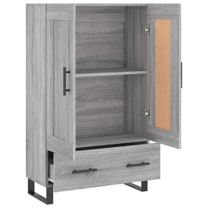 Dulap gri Sonoma 69,5x31x115 cm, lemn prelucrat - WALTI WALTI