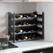 Raft de sticle de vin, pentru 24 sticle, PP, stivuibil - WALTI WALTI