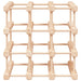 Raft de vin pentru 12 sticle, 36x23x36 cm, lemn masiv de pin - WALTI WALTI