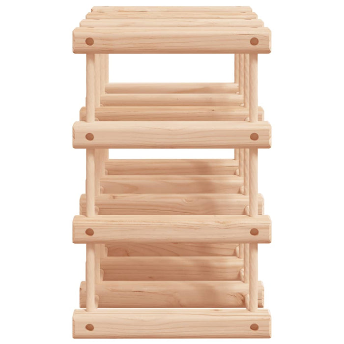 Raft de vin pentru 12 sticle, 36x23x36 cm, lemn masiv de pin - WALTI WALTI