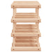 Raft de vin pentru 12 sticle, 36x23x36 cm, lemn masiv de pin - WALTI WALTI