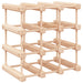 Raft de vin pentru 12 sticle, 36x23x36 cm, lemn masiv de pin - WALTI WALTI