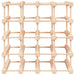 Raft de vin pentru 20 sticle, 46,5x23x46,5 cm, lemn masiv pin - WALTI WALTI