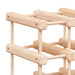 Raft de vin pentru 20 sticle, 46,5x23x46,5 cm, lemn masiv pin - WALTI WALTI