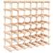 Raft de vin pentru 42 sticle, 68,5x23x68,5 cm, lemn masiv pin - WALTI WALTI