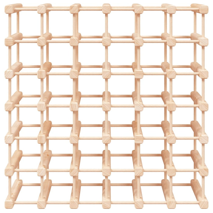 Raft de vin pentru 42 sticle, 68,5x23x68,5 cm, lemn masiv pin - WALTI WALTI