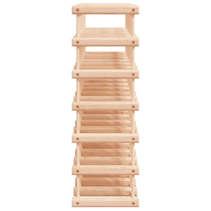 Raft de vin pentru 42 sticle, 68,5x23x68,5 cm, lemn masiv pin - WALTI WALTI