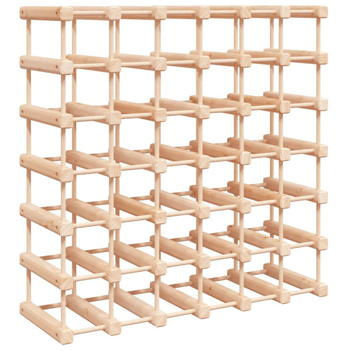 Raft de vin pentru 42 sticle, 68,5x23x68,5 cm, lemn masiv pin - WALTI WALTI