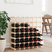 Raft de vin pentru 42 sticle, 68,5x23x68,5 cm, lemn masiv pin - WALTI WALTI