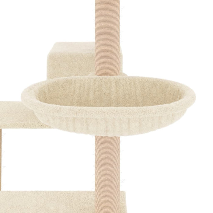 Ansamblu de pisici cu stâlpi din funie de sisal, crem, 82,5 cm - WALTI WALTI