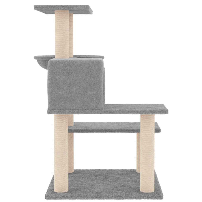 Ansamblu pisici, stâlpi din funie sisal, gri deschis, 82,5 cm - WALTI WALTI