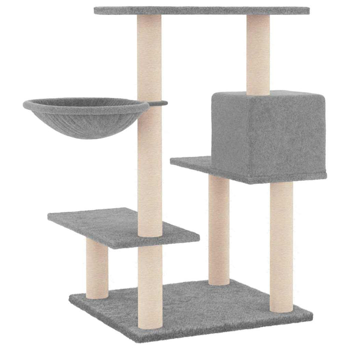 Ansamblu pisici, stâlpi din funie sisal, gri deschis, 82,5 cm - WALTI WALTI