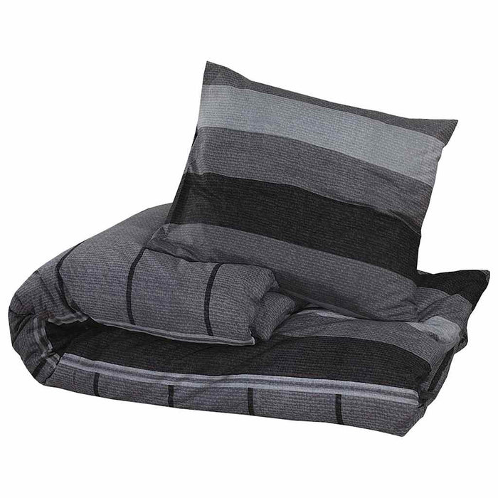 Set cu husă de pilotă, gri închis, 260x240 cm, bumbac - WALTI WALTI