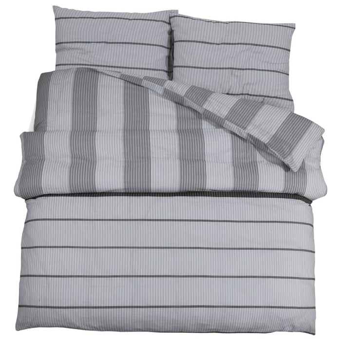 Set cu husă de pilotă, gri, 225x220 cm, bumbac - WALTI WALTI