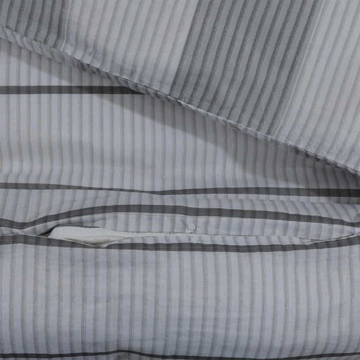 Set cu husă de pilotă, gri, 225x220 cm, bumbac - WALTI WALTI